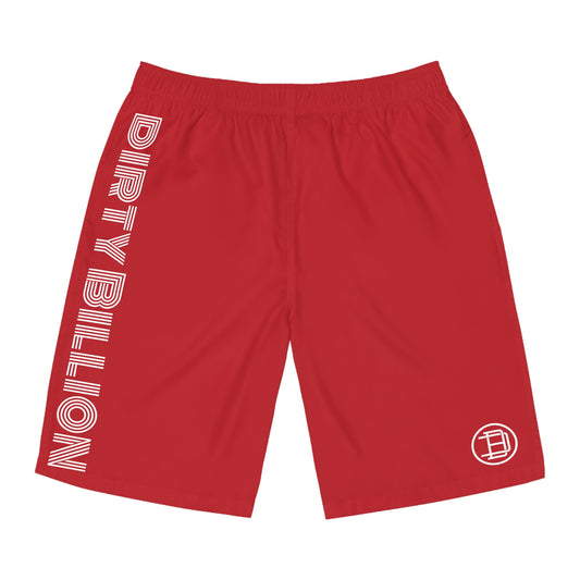 Deep Red Dirty Billion Grind Shorts